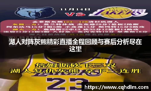 湖人对阵灰熊精彩直播全程回顾与赛后分析尽在这里